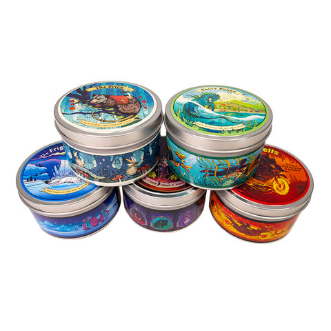 NaddPod Scented Candle Set featuring 5 candles
