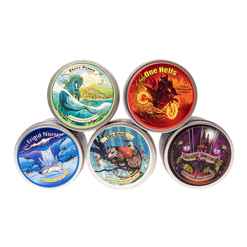 NaddPod Scented Candle Set featuring 5 candles