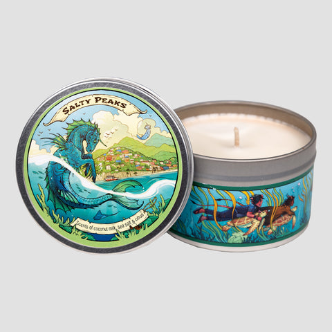 Salty Peaks Scented Candle