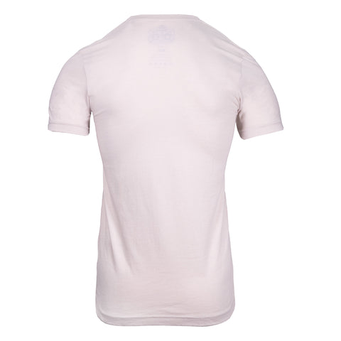 Rear view of Heather Dust tee